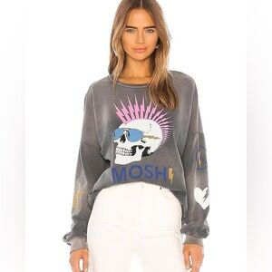 Lauren Moshi Sierra Pullover in Faded Graphite